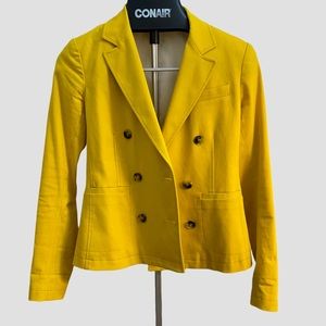 Theory blazer Elegant Jacket yellow color size 2